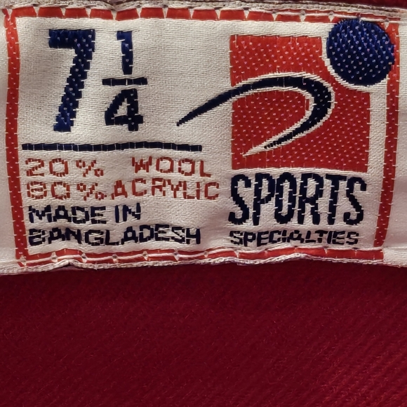 Vintage 1985 MLB All Star Game Texas Rangers Fitted Hat - Size 7 1/4 - Picture 9 of 10